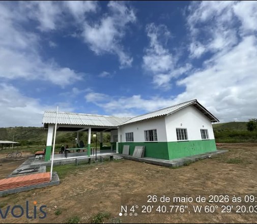 Edificação concluída - vista lateral