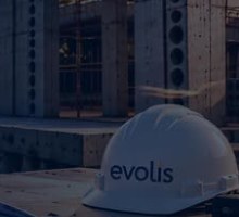 Capacete Evolis sobre projetos